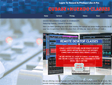 Tablet Screenshot of cubaseclasses.com